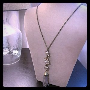 Long statement necklace